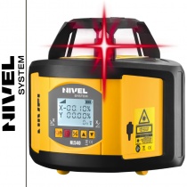 Niwelator laserowy NL540 Nivel System + Statyw aluminiowy SJJ1 + Łata laserowa LS-24