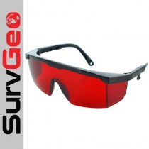 Okulary laserowe z filtrem czerwonym SurvGeo